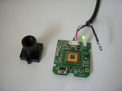 Webcam改装数码显微镜