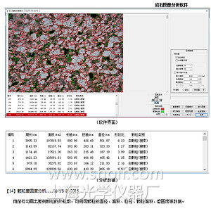 岩相岩石专用图像分析软件